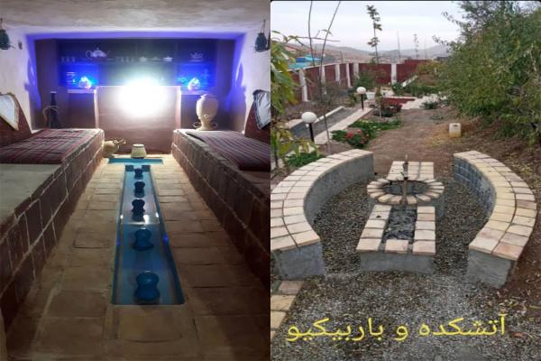 باغ ویلا سنتی دوبلکس استخردار با آتشکده محمدی کرشت - بومهن
